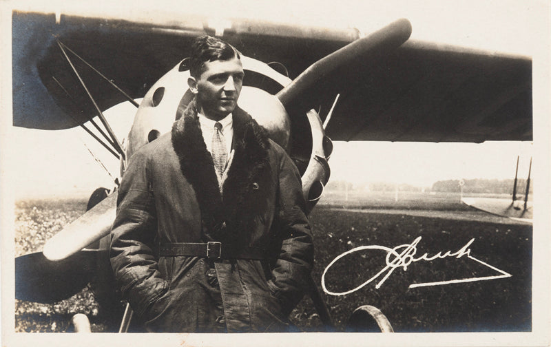 Alfred Comte - Chef-Pilote, Zürich, Suisse Carte postale d'aviateur vers 1920