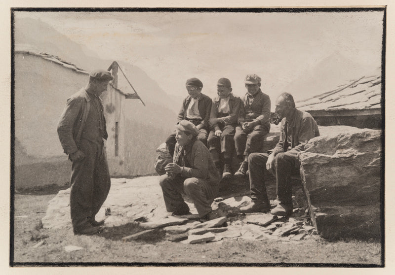 Antoine_Mazel_Les bergers à Hannig Alp