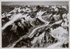 Photo Walter Mittelholzer - Unteraargletscher, Oberaargletscher, Bächlistock, Finsteraarhorn, Mont Blanc