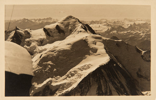 Photo Walter Mittelholzer - Mont Blanc, Mont Maudit, France