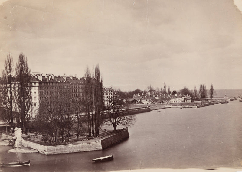 Genève - L'Île Rousseau et les Pâquis