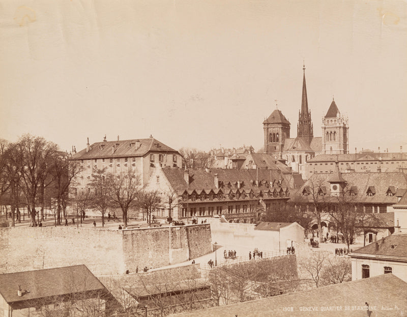 Genève - Quartier de Saint-Antoine, le Collège Calvin