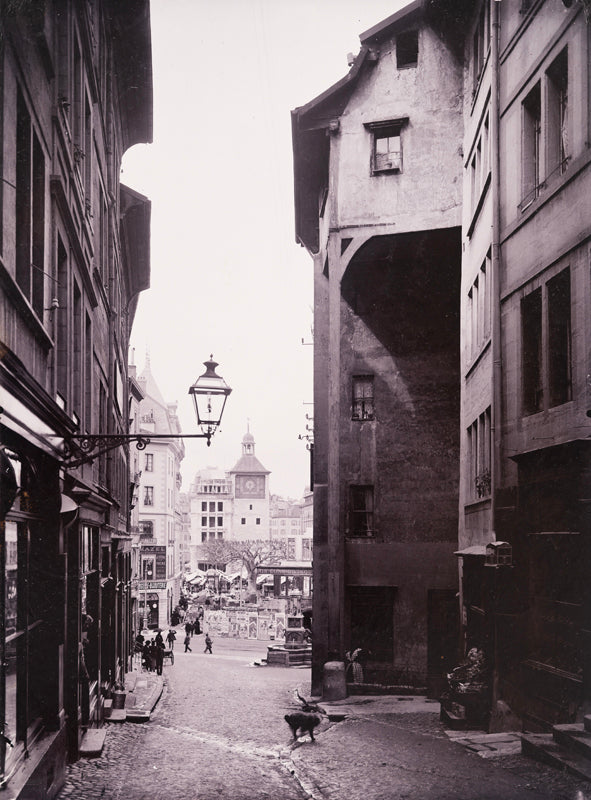 Genève - La rue de la Cité et la rue de la Monnaie