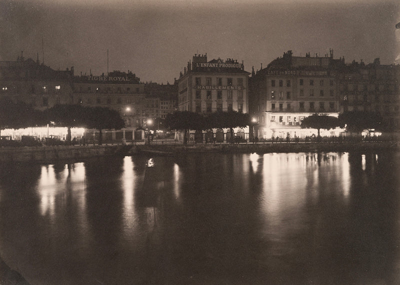 Fred Boissonnas_Le Grand Quai le soir vers 1920