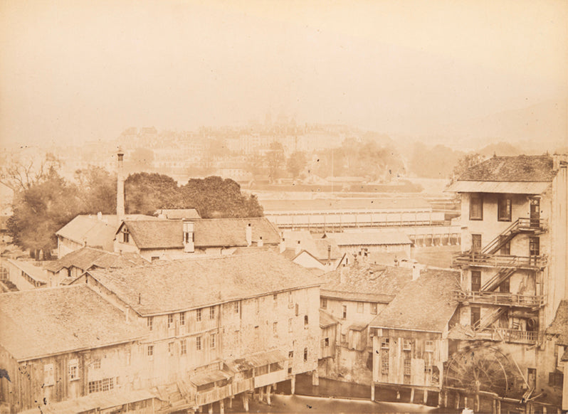 Genève - La Coulouvrenière, les moulins et la fonderie Pélaz