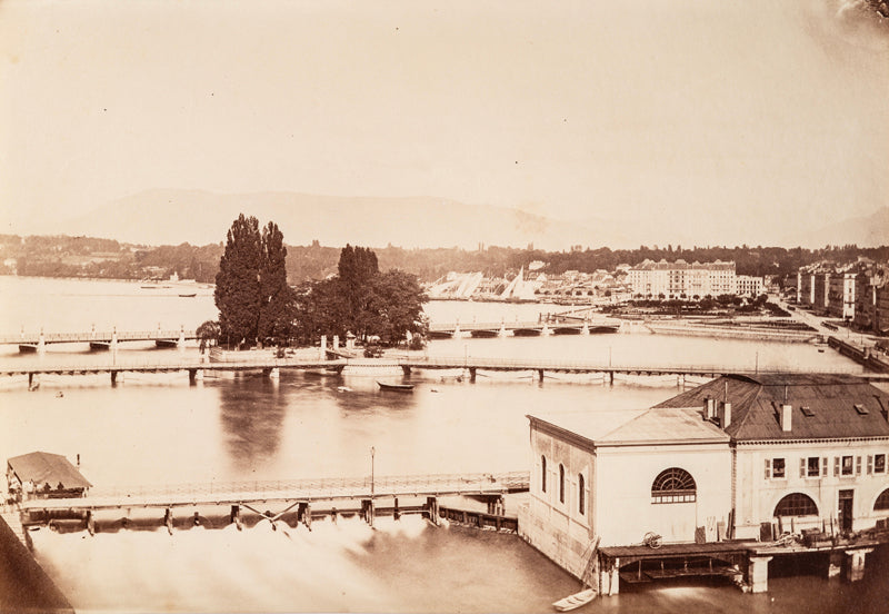 Genève - Le pont de la Machine