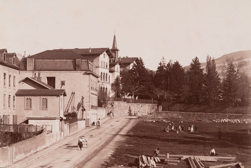 Genève - Eaux-Vives, rue et école du XXXI-Décembre