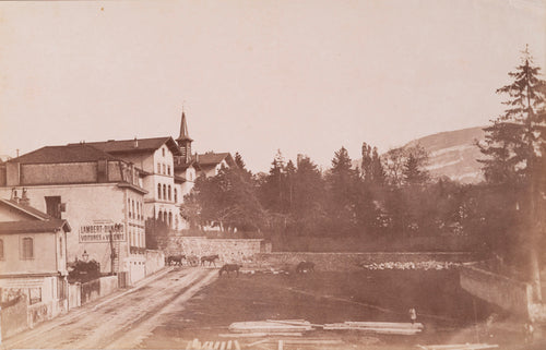 Genève - Eaux-Vives, rue et école du XXXI-Décembre,