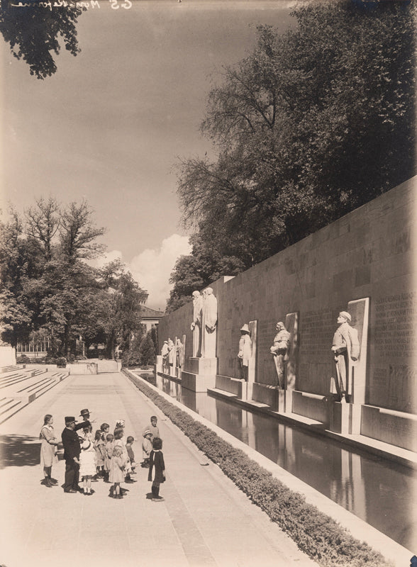 Bastions, le mur des réformateurs vers 1920
