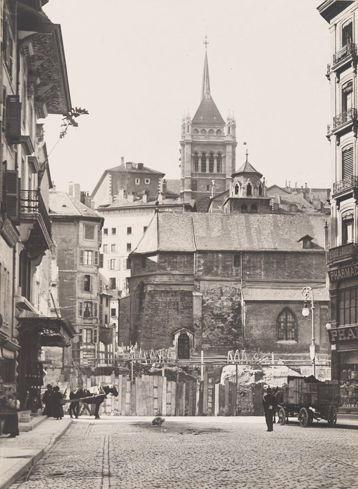 Louis Molly_Place Longemalle, quartier de la Madeleine, travaux de démolition en 1910