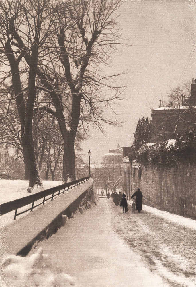 Genève - La rampe de la Treille vers 1910