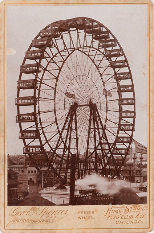 Ferris Wheel 1893, World's Columbian Exposition, Chicago, USA