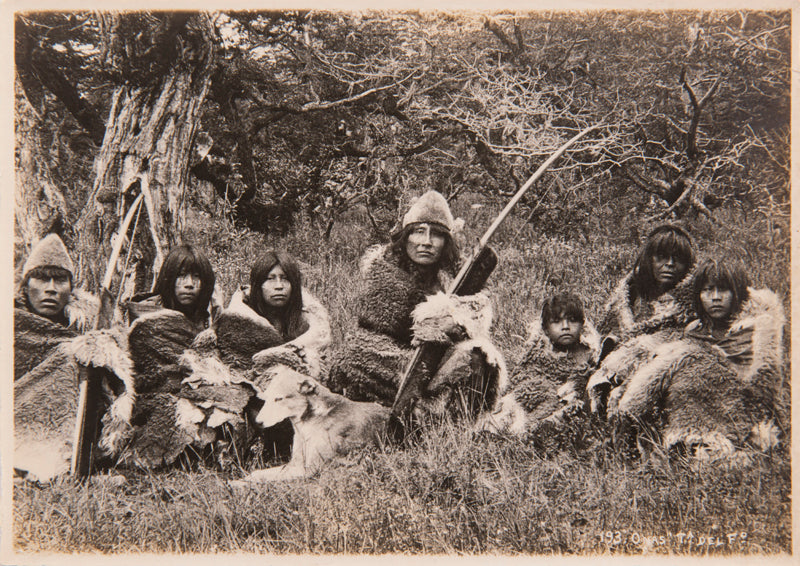 Candido Veiga Iglesias, "Onas", Terre de Feu, Famille de Puppup, Chili