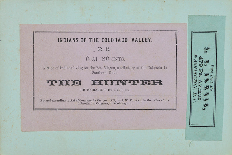 Indiens de la vallée du Colorado, No. 42. U-AI NU-INTS, USA