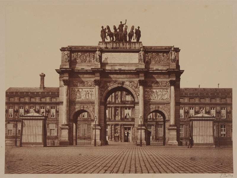 Eduard Denis Baldus - Arc du Carrousel, Paris, France