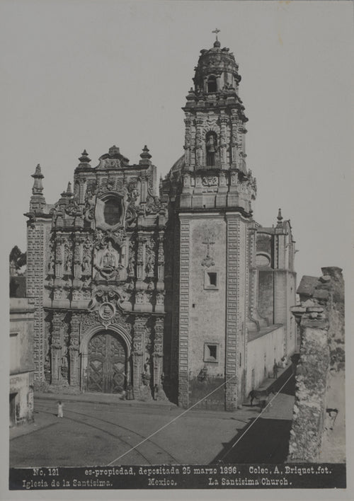 Alfred Briquet - Église de La Santisima, Iglesia de la Santisima, Mexico, Mexique