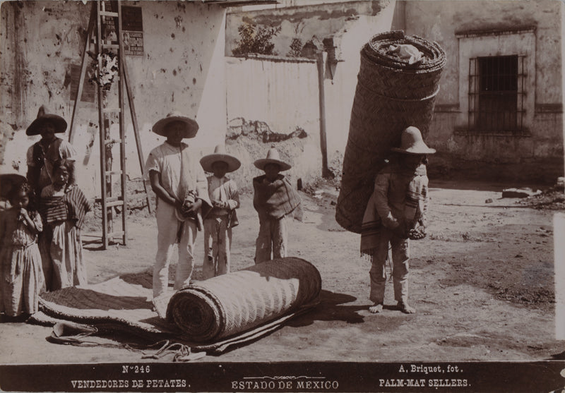 Alfred Saint-Ange Briquet-Vendeurs de nattes, Vendedores de Petates, Mexique