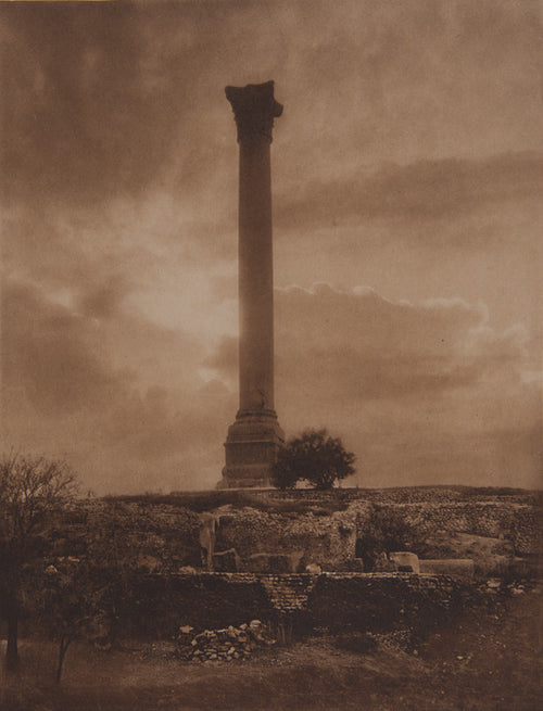 Fred Boissonnas - La colonne de Pompée, Alexandrie, Egypte