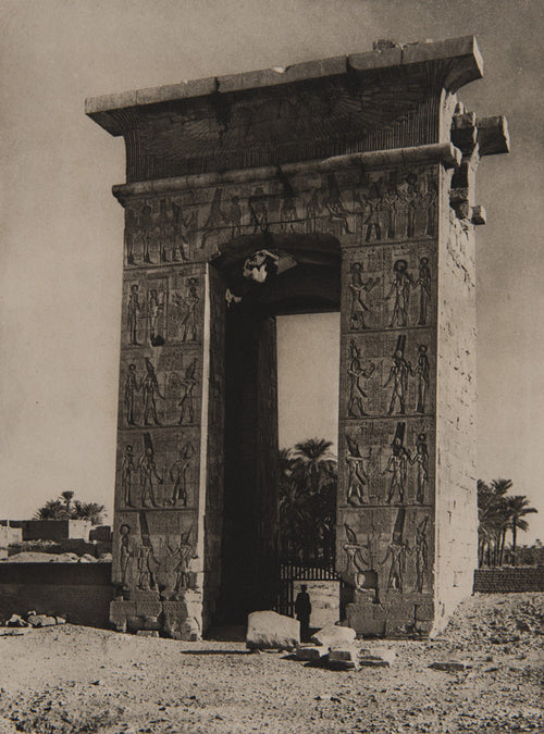 Fred Boissonnas - Porte de la grande enceinte de Karnak, Egypte