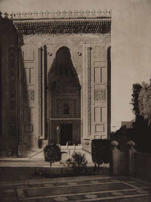 Fred Boissonnas - Portail de la mosquée Sultan Hasan au Caire, Egypte