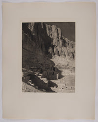 Fred Boissonnas - Temple de Deir el Bahari, Cour supérieure, Egypte