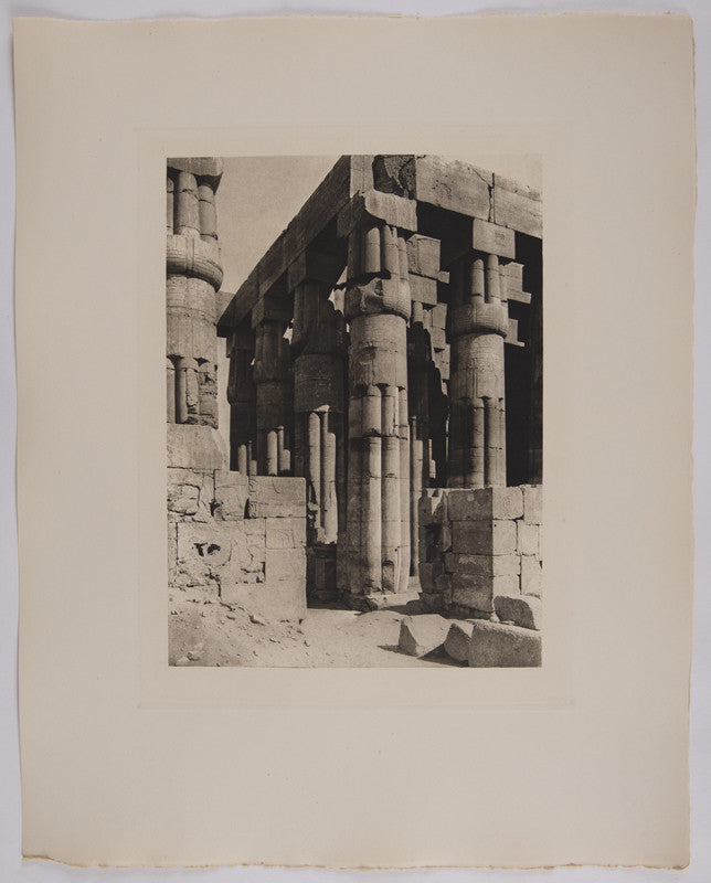Fred Boissonnas - Temple de Louxor, Salle Hypostyle, Egypte