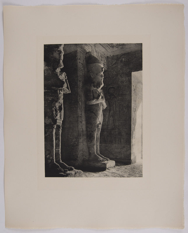 Fred Boissonnas, Intérieur du temple d'Abou Simbel, Egypte