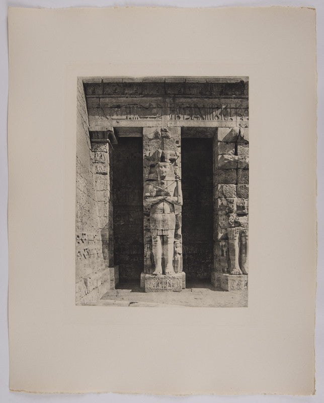 Boissonnas - Temple de Medinet Habou, Première cour, Egypte