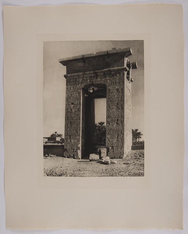 Fred Boissonnas - Porte de la grande enceinte de Karnak, Egypte