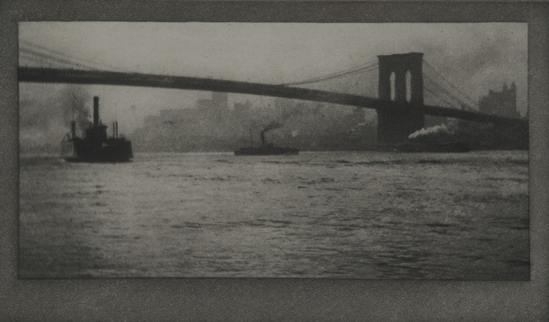 Alvin Langdon Coburn - Brooklyn Bridge, from the river, New York, USA