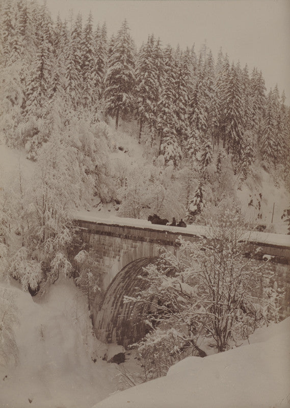 Gabriel Loppé - Vallée de Chamonix, Pont Sainte-Marie, Alpes, France