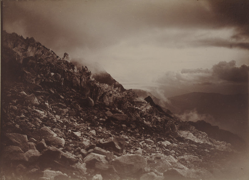 Gabriel Loppé - Glacier des Bossons, Alpes, France