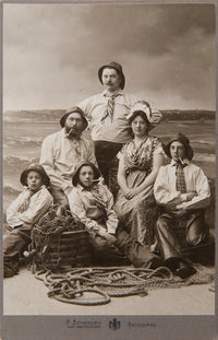 Franz Schensky. Group, Helgoland, Germany