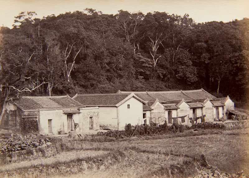  William Pryor Floyd. Chinese village "MALATOON", HONG-KONG