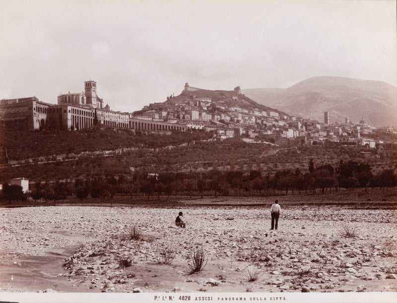 Assise, Panorama de la cité, Ombrie, Italie