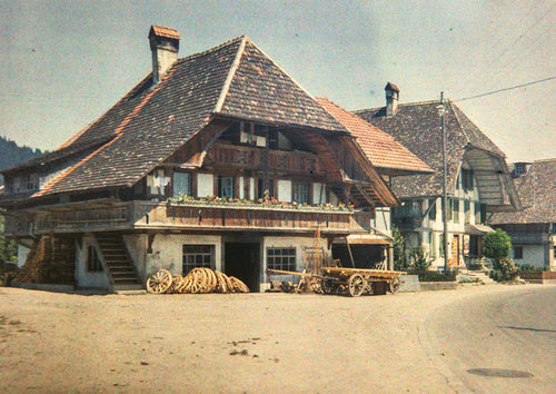 Autochrome - Moulin de Vergeletto, Tessin, Suisse