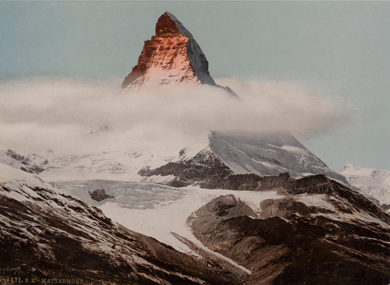 Photochrom - Matterhorn, Valais, Suisse