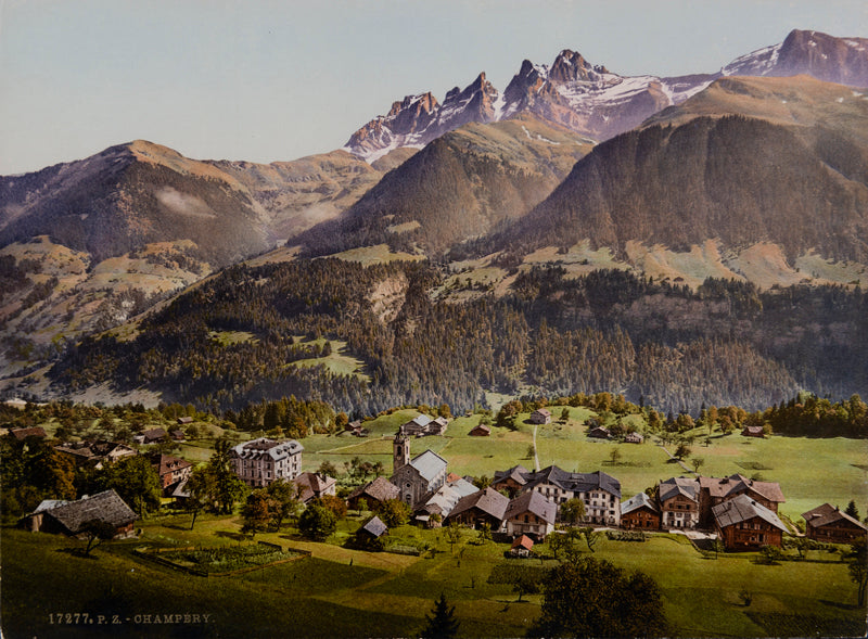 Photochrom - Champéry, Valais, Suisse