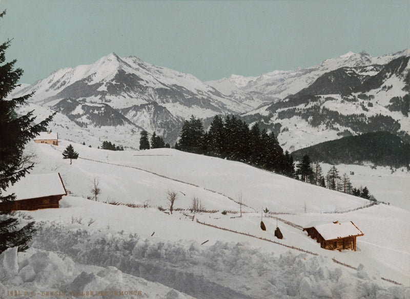 Photochrom - Leysin, Vallée des Ormonts, Vaud, Suisse