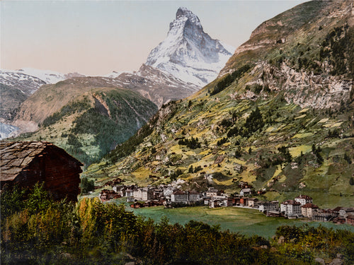 Photochrom - Zermatt , Matterhorn, Valais, Suisse