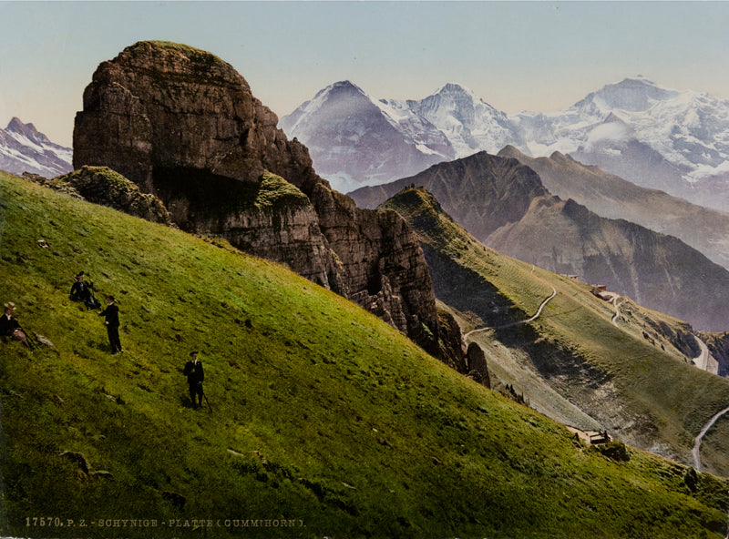 Photochrom - Schynige Platte, Gummihorn, Berne, Suiss