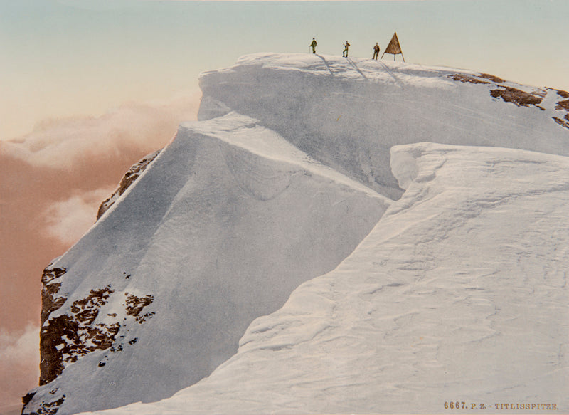 Photochrom - Titlisspitze, Uri, Suisse